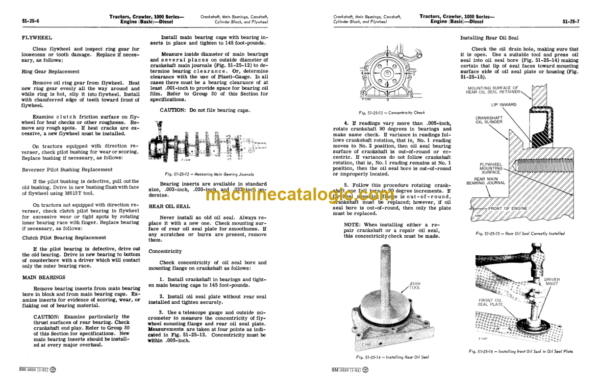 John Deere 1000 Series Crawler Tractors Service Manual (SM2034)