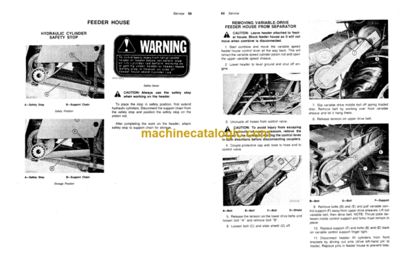 John Deere 4400 Combine Operator's Manual (OMH98956)