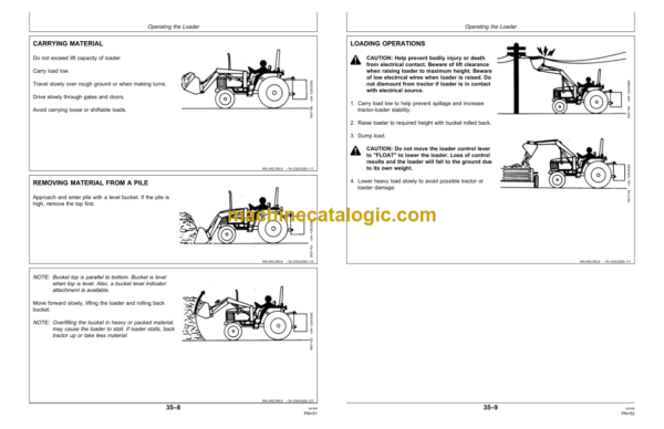 John Deere 430 and 460 Loaders Operator's Manual (OMW44980F8)