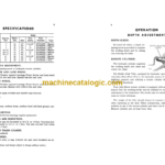 John Deere 2200A Series Surflex Disk Tiller Operator's Manual (OMW25)