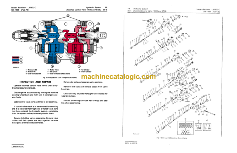 John Deere JD302 Tractor and Loader Technical Manual (TM1089)
