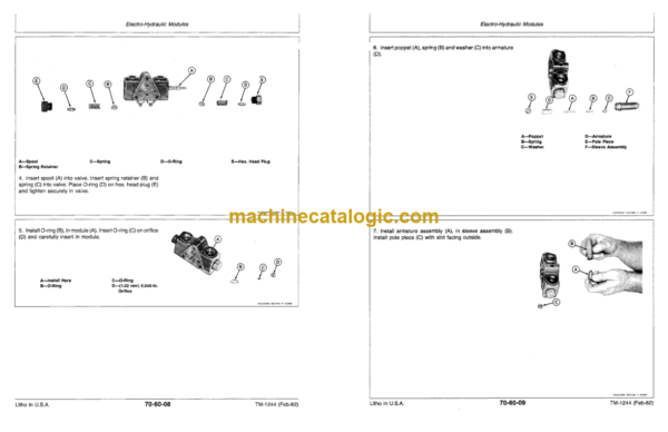 John Deere 5720 and 5820 Self-Propelled Forage Harvesters Technical Manual (TM1244)