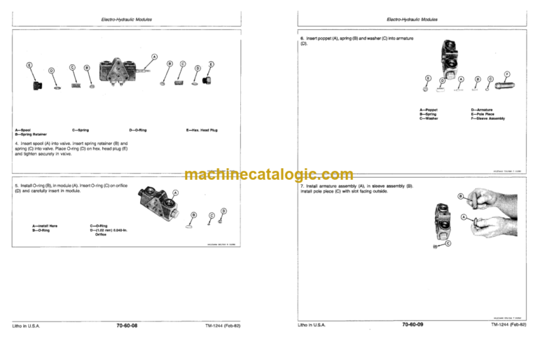 John Deere 5720 and 5820 Self-Propelled Forage Harvesters Technical Manual (TM1244)