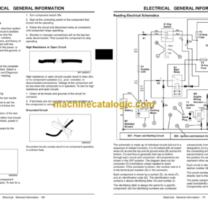 John Deere Z710A and Z720A Mid-Frame ZTrakTM Mower Technical Manual (TM111019)