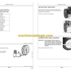 John Deere 410 and 420 Loaders Operator’s Manual (OMW44978F8)