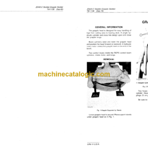 John Deere JD440-C Skidder and Grapple Skidder Technical Manual (TM1138)