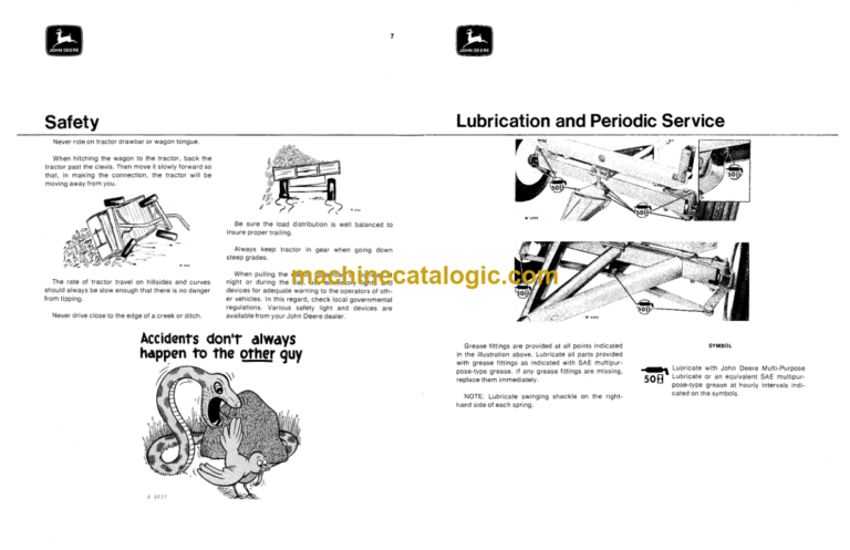 John Deere 963 Wagon Operator's Manual (OMW21301)