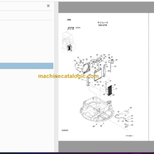 Hitachi ZX27UNA-3 Hydraulic Excavator Parts Catalog & Equipment Components Parts Catalog