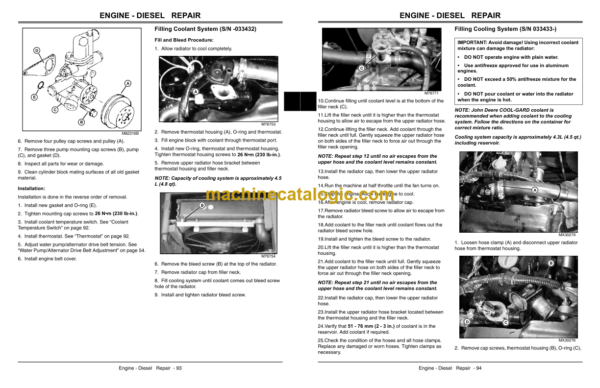 John Deere M-Gator Gator Utility Vehicles Technical Manual (TM1804)