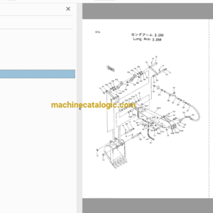 Hitachi EX120 Hydraulic Excavator Parts Catalog & Equipment Components Parts Catalog