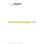 John Deere 348 Baler Operator's Manual (OME82253)