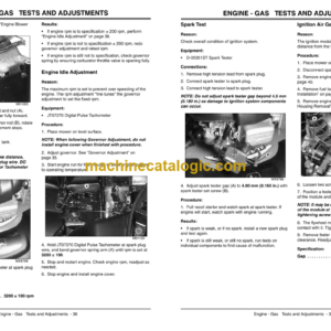 John Deere JX75 and JA62 Walk-Behind Rotary Mowers Technical Manual (TM2208)