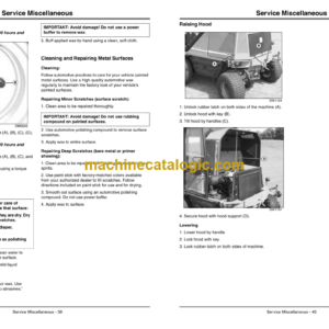 John Deere 1505 – 1515 Basic Machines Operator’s Manual (OMTCU38832)