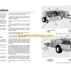 John Deere 466 Series Balers Operator’s Manual (OME61185)