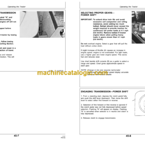 John Deere 8570, 8770, 8870 and 8970 Tractors Operator’s Manual (OMAR112116)