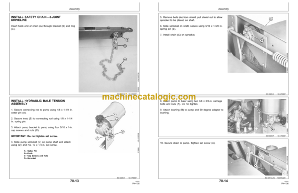 John Deere 348 Baler Operator's Manual (OME82253)