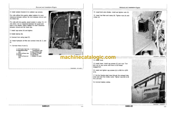 John Deere 640D Skidder 648D Grapple Skidder Repair Technical Manual (TM1440)