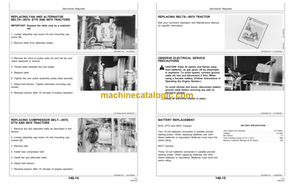 John Deere 8570, 8770, 8870 and 8970 Tractors Operator's Manual (OMAR112116)