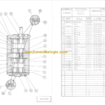 Hitachi CH90 Rubber Crawler Carrier Parts Catalog & Equipment Components Parts Catalog