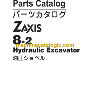 Hitachi ZX8-2 Hydraulic Excavator Parts Catalog