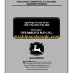 John Deere 7500, 7700, 8500, 8700, 8800 Lightweight Fairway Mower Operator's Manual (OMTCU22020)