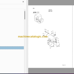 Hitachi ZX30 ZX35 Excavator Parts Catalog & Equipment Components Parts Catalog