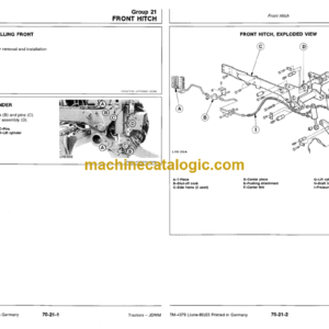 John Deere 3040 and 3140 Tractors Technical Manual (TM4379)