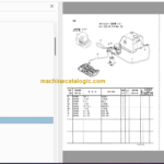 Hitachi ZX30 ZX35 Excavator Parts Catalog & Equipment Components Parts Catalog