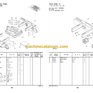 Hitachi ZX8-2 Hydraulic Excavator Parts Catalog