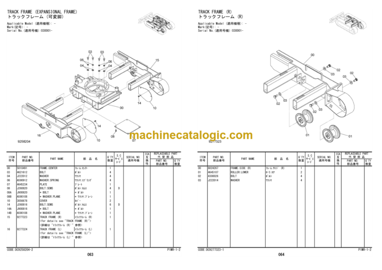 Hitachi ZX8-2 Hydraulic Excavator Parts Catalog – Machine Catalogic