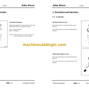 John Deere 535 Log Loader Service Manual (TM1876)