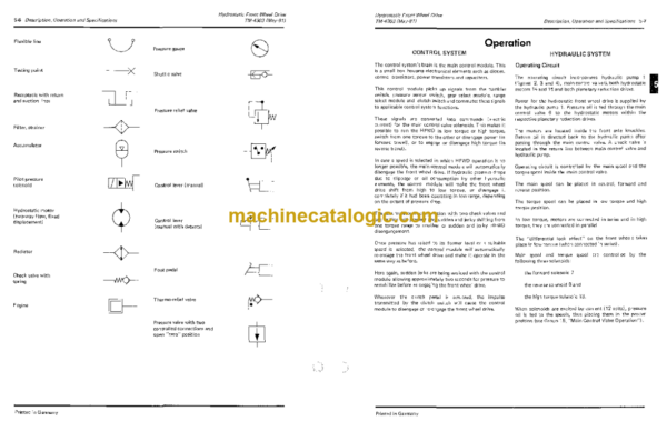 John Deere 2130, 3030, 3130 and 3140 Tractors for Hydrastatic Front Wheel Drive Technical Manual (TM4303)