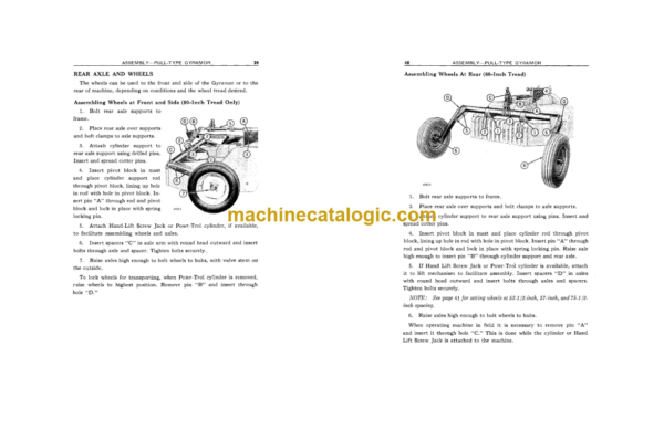 John Deere P-107 Gyramor Rotary Cutter Operator's Manual (OMW29157)