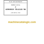 John Deere Armored Trailer M8 Technical Manual (TM9791)