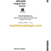 John Deere ABG and AG Integral Plows ABG-2000 Integral Tool Carrier Operator's Manual (OMY8352)