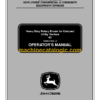 John Deere 60 Compact Utility Tractors Heavy Duty Rotary Broom Operator's Manual (OMM147932J2)