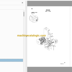 Hitachi ZX75US-A ZX85US Excavator Parts Catalog & Equipment Components Parts Catalog