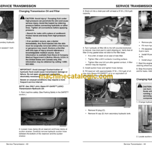 John Deere 7200, 7400 Trim and Surrounds Mower Operator’s Manual (OMTCU26425)