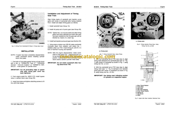 John Deere 2940 Tractor Technical Manual (TM1220)