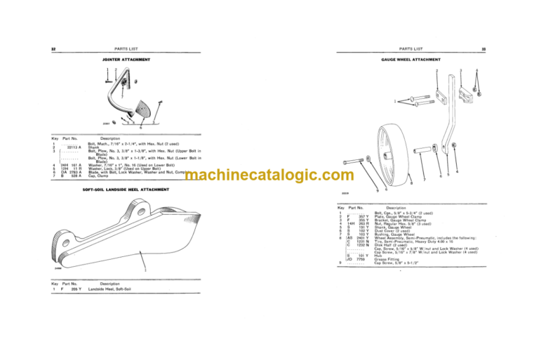 John Deere ABG and AG Integral Plows ABG-2000 Integral Tool Carrier Operator's Manual (OMY8352)