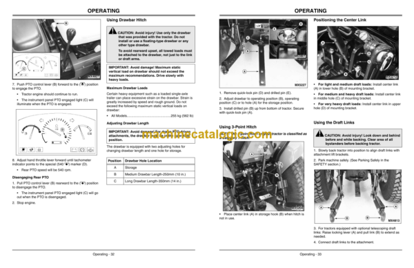 John Deere 4200, 4300 and 4400 Compact Utility Tractors Operator's Manual (OMLVU11736)