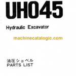 Hitachi UH045 Hydraulic Excavator Parts Catalog