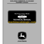 John Deere 777 and 797 Max-Frame Z-TrakTM Mower Technical Manual (TM2077)