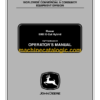 John Deere 8000 E-Cut Hybrid Mower Operator's Manual (OMTCU26438)