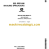 John Deere 660 and 680 Manure Spreader Operator's Manual (OMW28568)