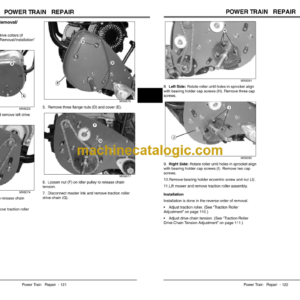 John Deere 180B, 220B, and 260B Greensmower Technical Manual (TM2004)