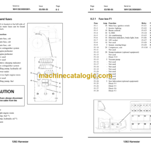 John Deere 1263 Forwarder Operator’s Manual (OMF061744)