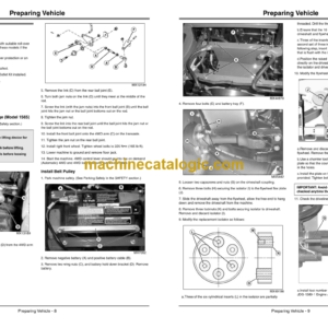 John Deere 600 Liter High Dump Material Collection System (MCS) Operator’s Manual (OMTCU31162)