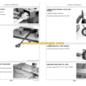 John Deere 862B Scraper Operator’s Manual (OMT134623)