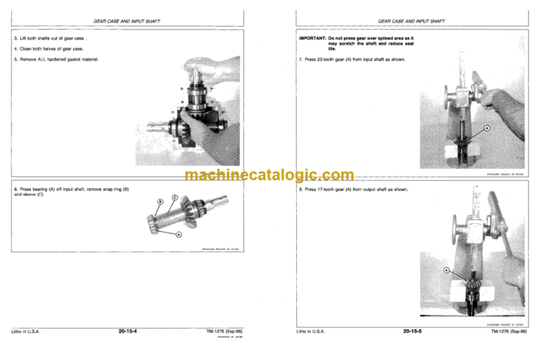 John Deere 430 and 530 Round Balers Technical Manual (TM1276)